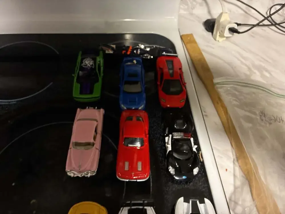 Assorted Diecast Model Toy Cars and Motorcycle Lot of 10